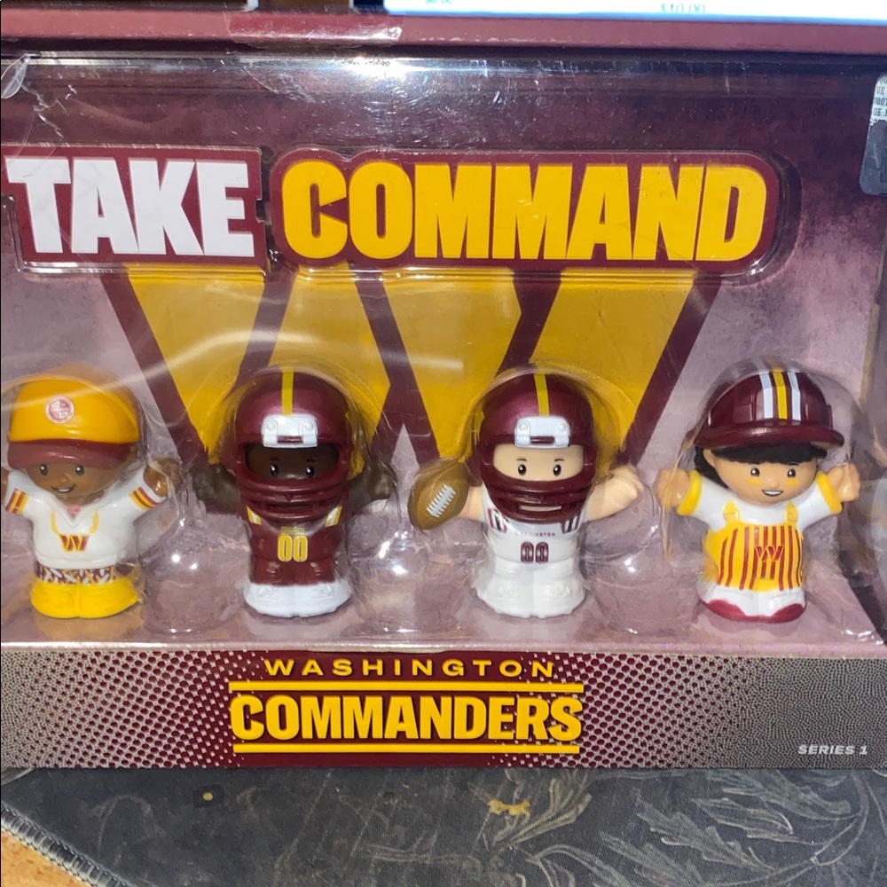 Fisher Price Little People Washington Commanders Football set